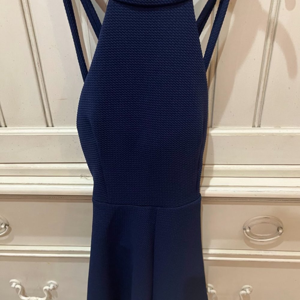Navy Romper